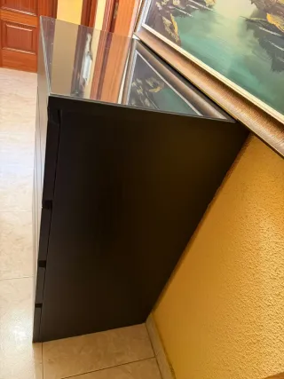 Cómoda Cajonera Negra Malm Ikea
