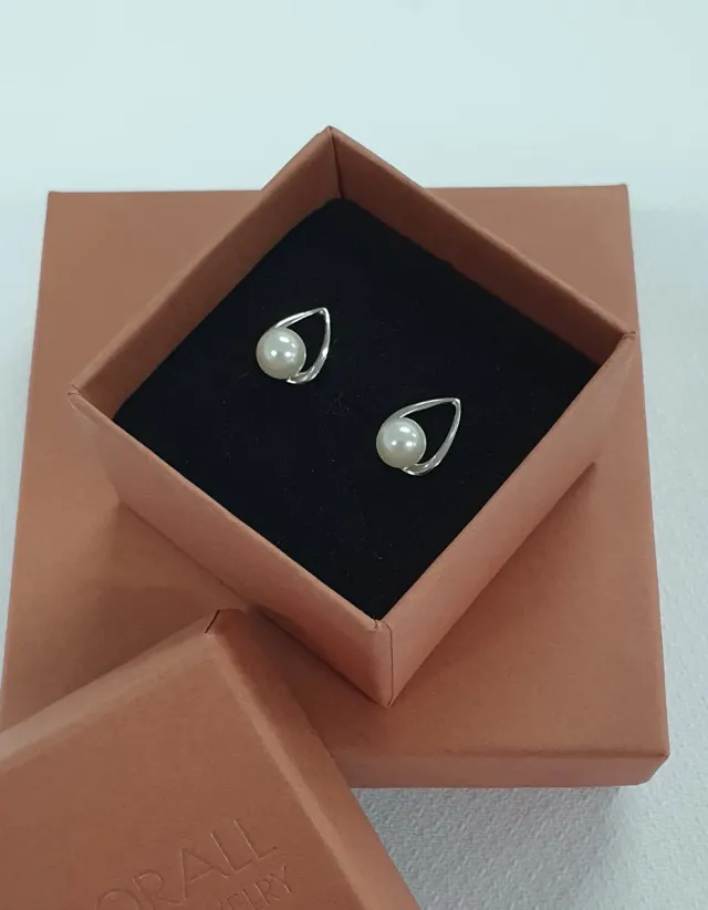 Pendientes PLATA Y PERLAS SWAROVSKI