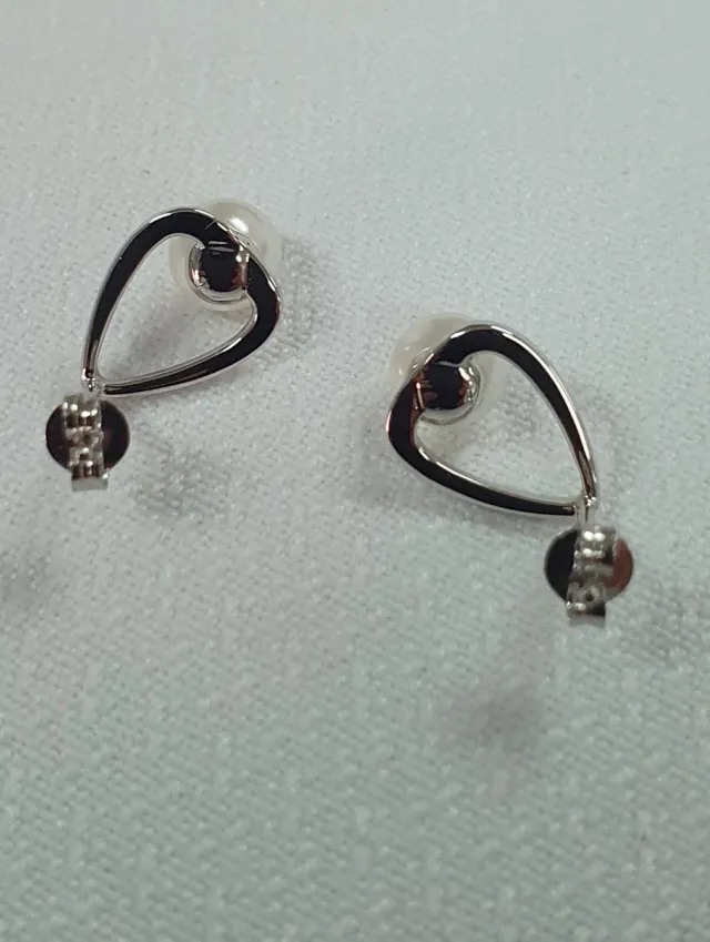 Pendientes PLATA Y PERLAS SWAROVSKI