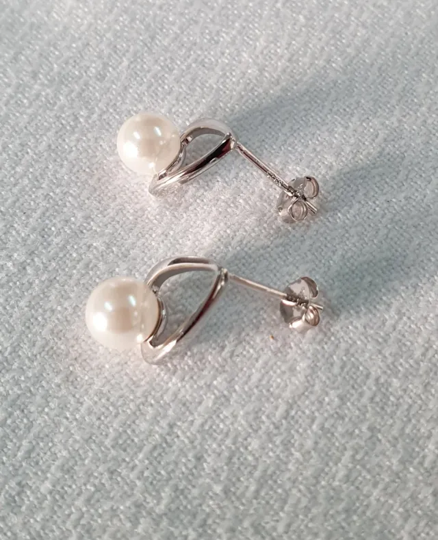 Pendientes PLATA Y PERLAS SWAROVSKI