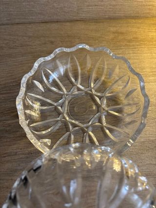 Caja/2Platitos Cristal Italiano Vintage