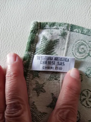 Canovaccio artigianale decorato