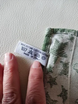 Canovaccio artigianale decorato