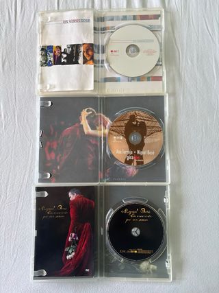 Lote 7 CDs y 3 DVDs Miguel Bosé