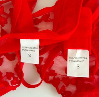 Conjunto Lencería Sexy Rojo Talla S