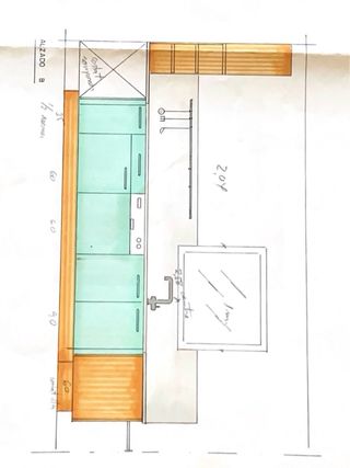 Cocina completa modular color perla clarito
