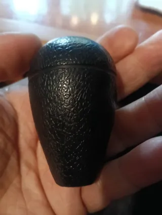 Pomo Redondo/ovalado Clásico Negro