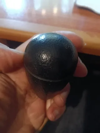 Pomo Redondo/ovalado Clásico Negro