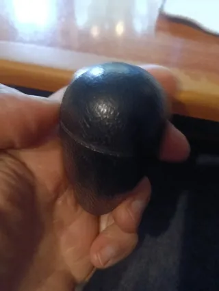 Pomo Redondo/ovalado Clásico Negro