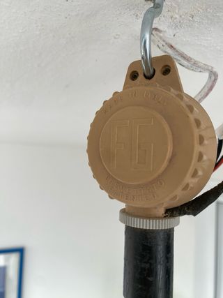 Lámpara colgante años 70