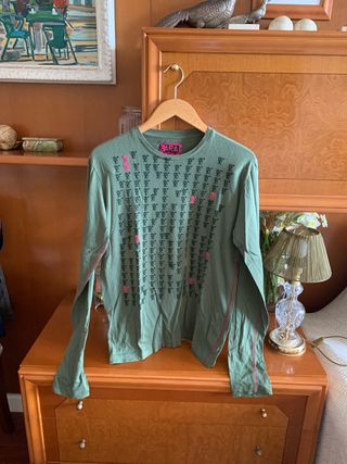 Camiseta Zara Hombre Manga Larga