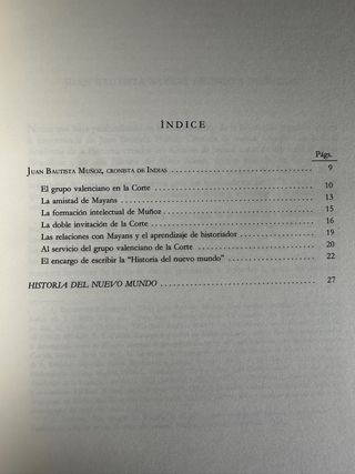 Historia del nuevo mundo