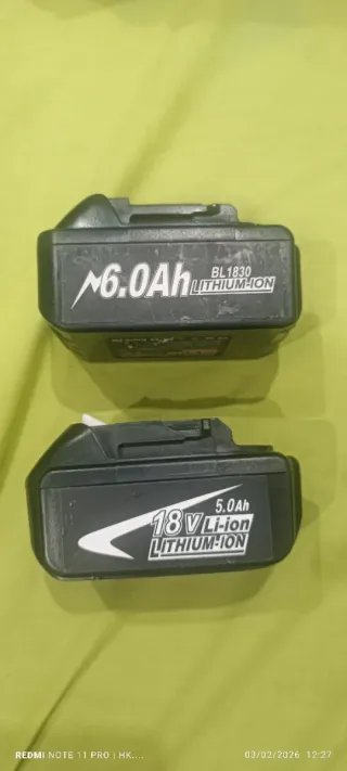 2 Baterías para herramientas