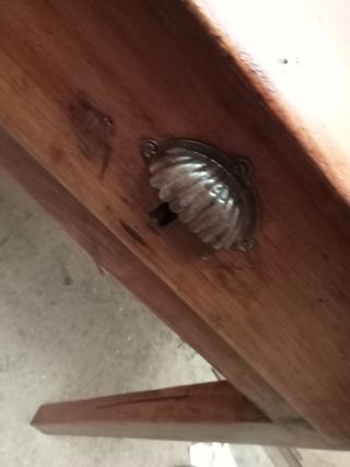 ANTIGUA MESA TOCINERA ALAMO BUEN ESTADO