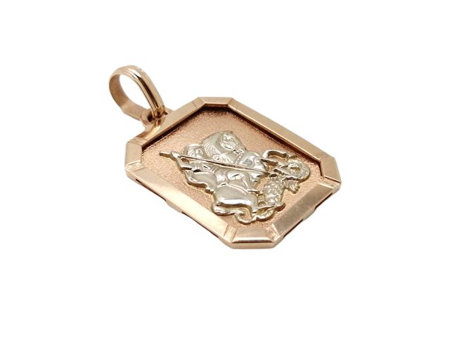 Colgante de Oro Bicolor 14 Kt. 6.6 gr segunda mano