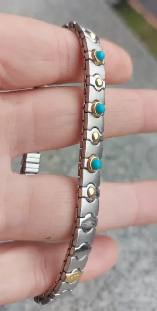 Bracciale Oro Giallo 750 con Turchese