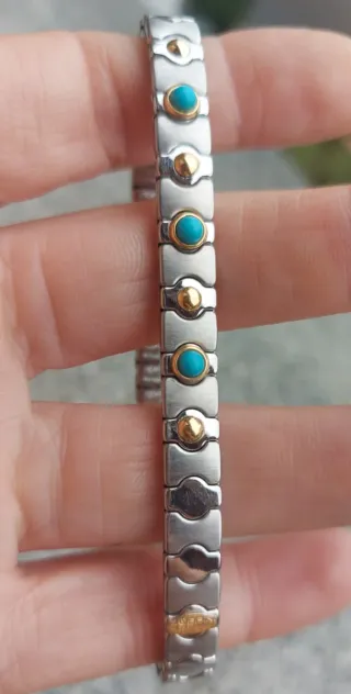 Bracciale Oro Giallo 750 con Turchese