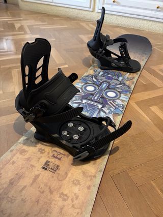 Tabla Snowboard + Fijaciones + Funda