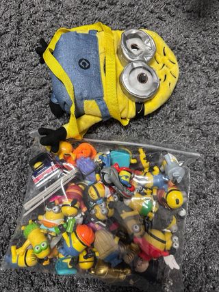 Mochila Minions Peluche y minions