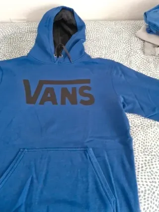 Sudadera Vans Azul con Logo