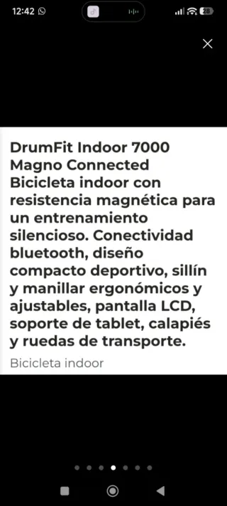 Bici Cecotec Drumfit Indoor 7000 Magno