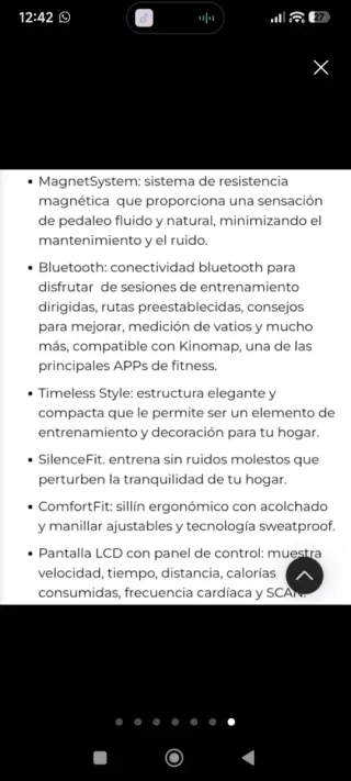 Bici Cecotec Drumfit Indoor 7000 Magno