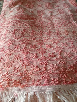 Colcha rosa cama 135