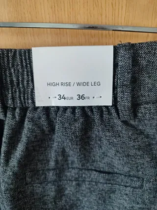 Pantalón Wide Leg talla 36 Nuevo