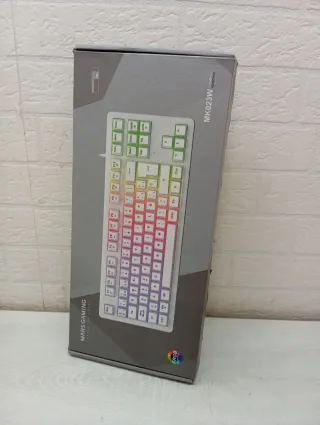 Teclado Gaming LED Blanco