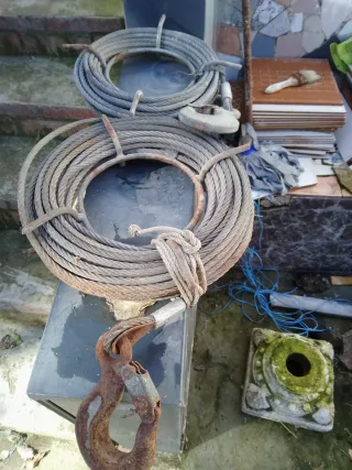 Cable de acero con gancho