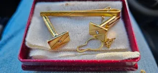 Set Joyas Belmonte Gemelos y Pasador Oro