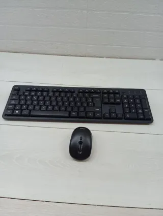 Teclado y Ratón Inalámbrico Trust Negro bluetooth