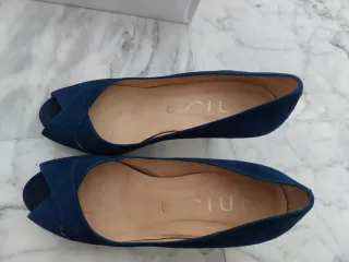 Zapatos Unisa Piel Azul