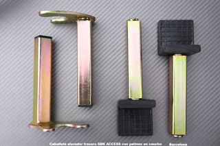 Caballete elevador trasero SBK ACCESS con patines