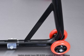 Caballete elevador trasero SBK ACCESS con patines
