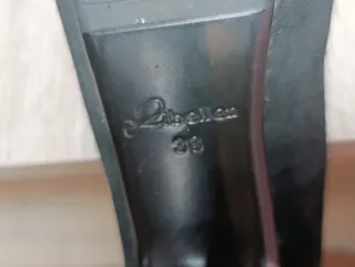 Scarpe scamosciate tacco alto nere 38