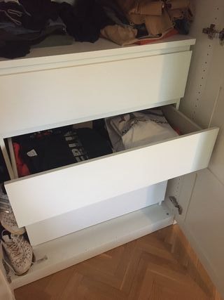 Cómoda MALM IKEA 4 cajones blanca