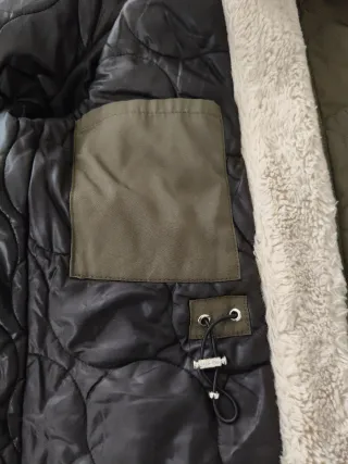 Parka mujer verde militar