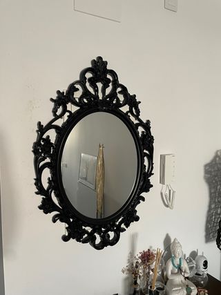Espejo decorativo negro