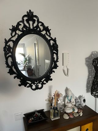 Espejo decorativo negro
