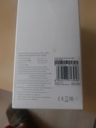 Cámara Seguridad Xiaomi 360° 1080p