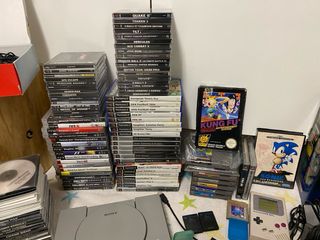 Nintendo Nes, PlayStation I, Game Boy.