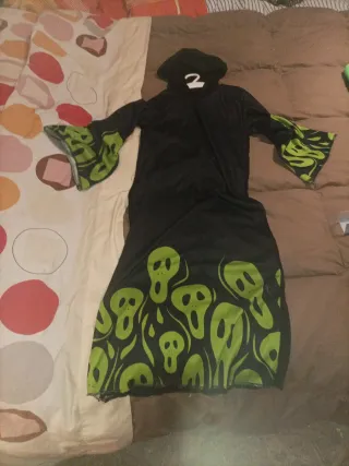 Disfraz Monje Niño Calaveras Verde