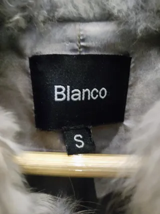 Chaqueta de pelo natural gris