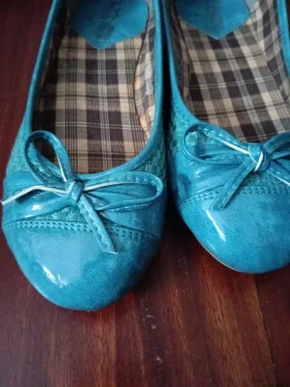 Bailarinas Jones Azul/Turquesa Talla 38