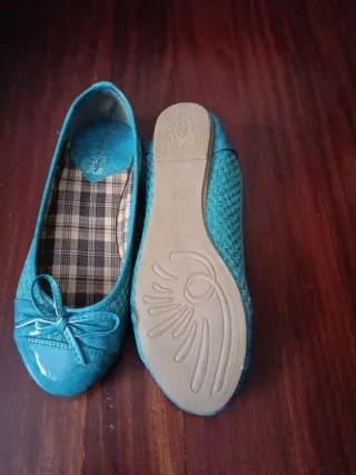 Bailarinas Jones Azul/Turquesa Talla 38