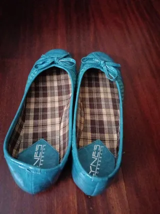 Bailarinas Jones Azul/Turquesa Talla 38