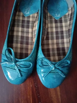 Bailarinas Jones Azul/Turquesa Talla 38