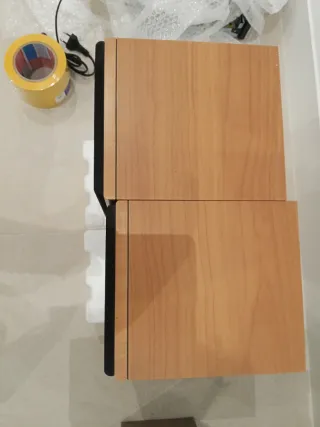 Altavoces Gale Marrones y Dorados