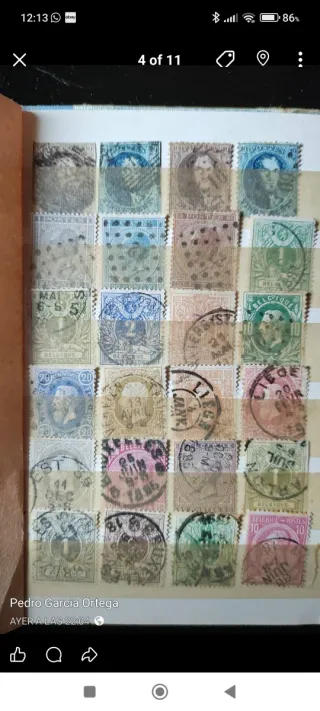 Gran lote sellos Bélgica